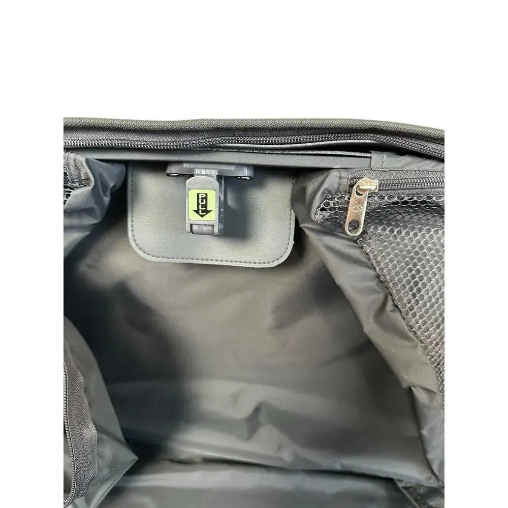 Skyway Gray Trifold Hanging Garment Bag Carry On Travel Luggage Case Organizer